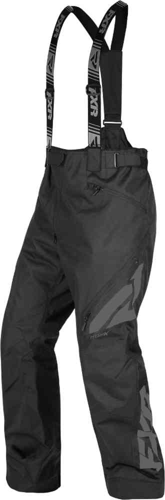 Pantaloni Snow FXR Clutch FX Bib Pants Black Dark Gray